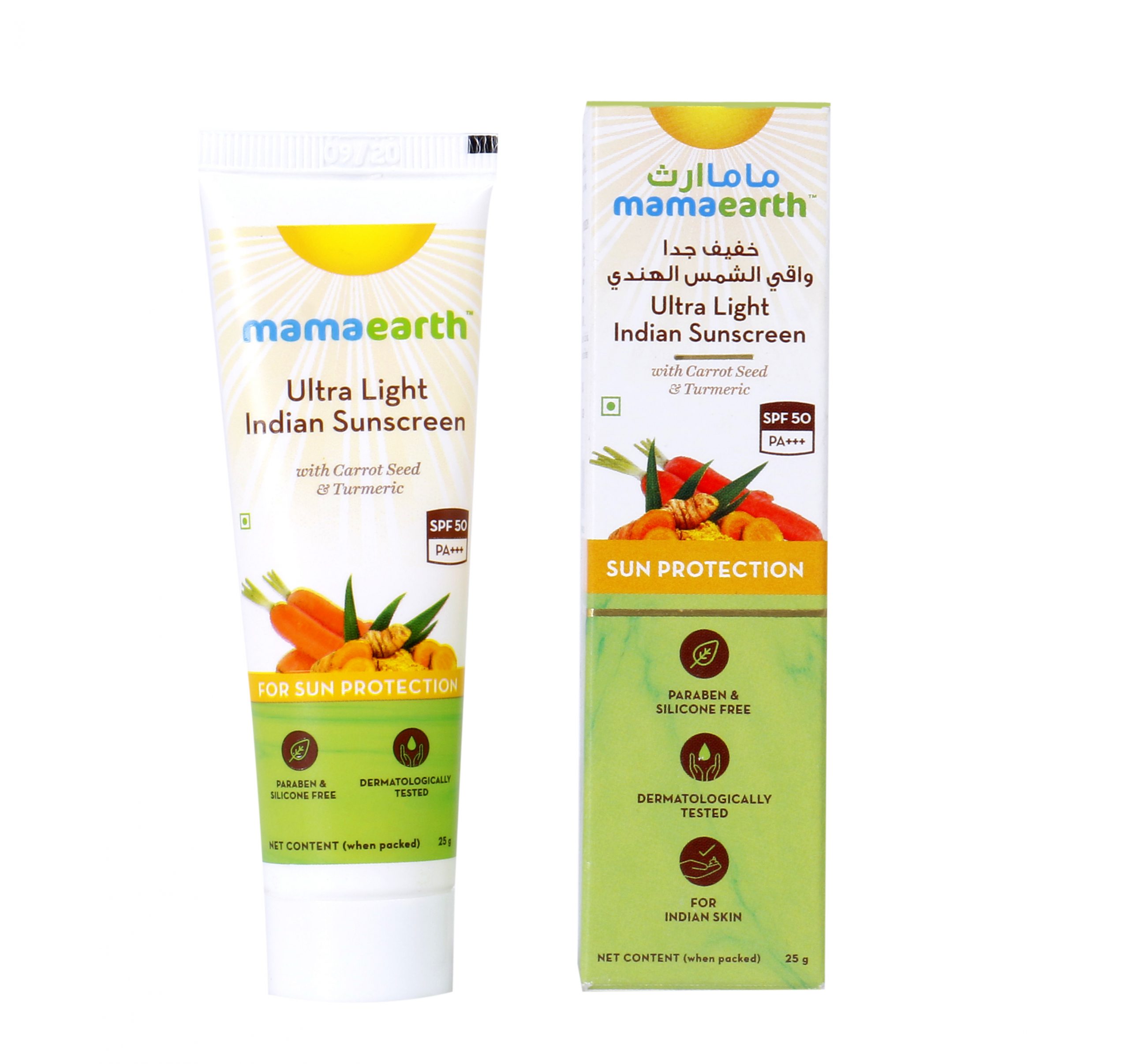 Mamaearth Ultra Light Indian Sunscreen 25gm