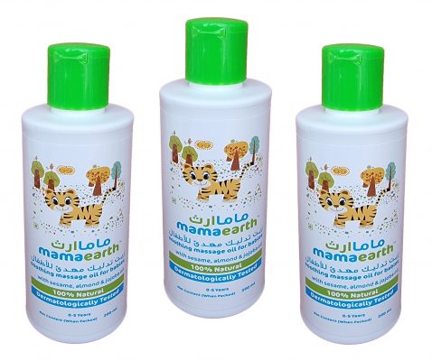 Mamaearth soothing massage oil for babies