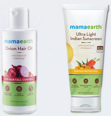 mamaearth-combo-sunscreen-onion-hair-oil