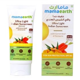 mamaearth-ultra-light-indian-sunscreen-spf50-pa- 80gm