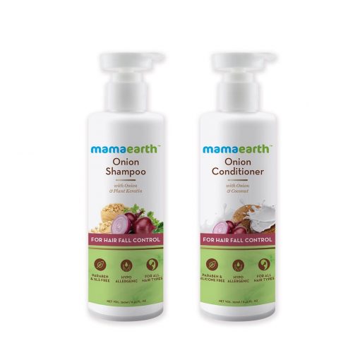 Mamaearth Onion Shampoo and Conditioner Combo