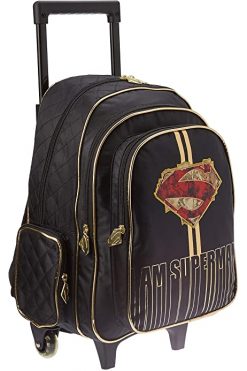 Black School bags with wheels| Backpack