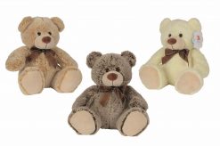 nicotoy-sitting-bear-w-ribbon-toys-26-cm