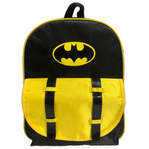 Black-yellow-batmen-school-bags