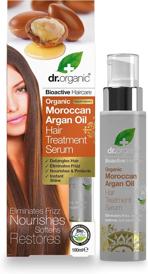 Dr Organic Moroccan Argan Oil Hair Treatment Serum 100ml