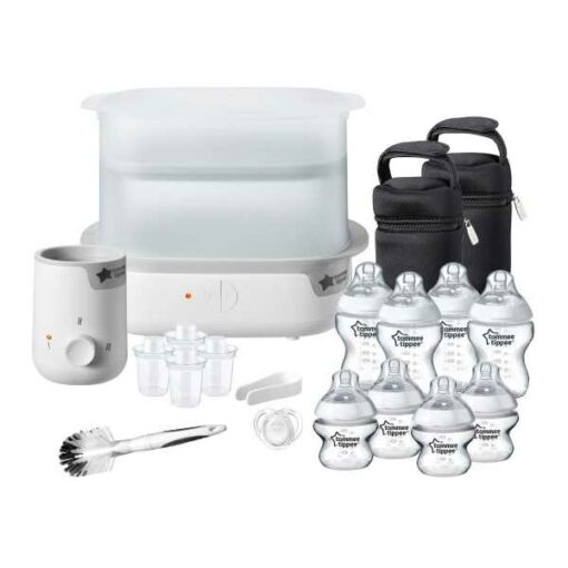 tommee-tippee-complete-feeding-set-super-steam-electric-steriliser-baby-bottle-and-food-warmer-baby-bottles-and-accessories-white