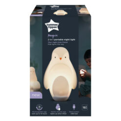tommee-tippee-2-in-1-portable-penguin-nursery-night-light-with-portable-egg-light-adjustable-brightness-usb-powered