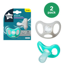 tommee-tippee-advanced-sensitive-skin-silicone-teat-soother-pack-of-2
