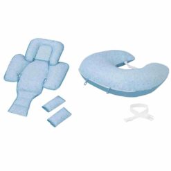 clevamama-clevacushion-nursing-pillow-baby-nest-blue