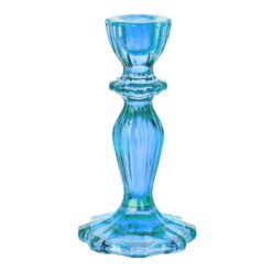 talking-tables-boho-blue-glass-candlestick-holder