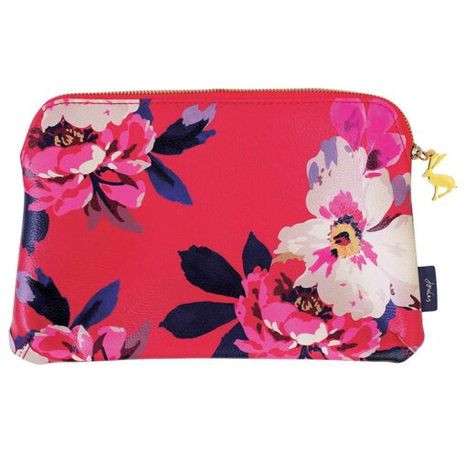 Joules - Pink Floral Medium Pouch Bag for Girls