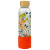 Joules Best Glass Water Bottle with Floral Print