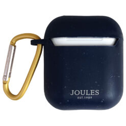 Joules Air Pod Case with Carabiner Clip