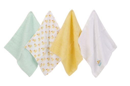 hudson-baby-wash-cloths-4pc-woven-terry-duck