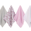 luvable-friends-washcloths-4pc-woven-terry-pink-floral