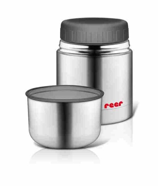 reer-stainless-steel-food-jar-container-with-cup-350-ml