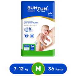 Bumtum Infant Pants Style Diapers - Medium - Count 36