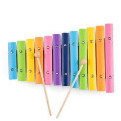 new-classic-toys-xylophone-12-bars-wood-multicolour