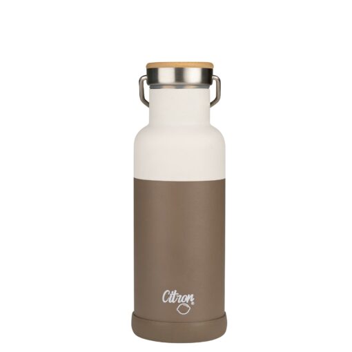 citron-stainless-steel-water-bottle-500ml-brown