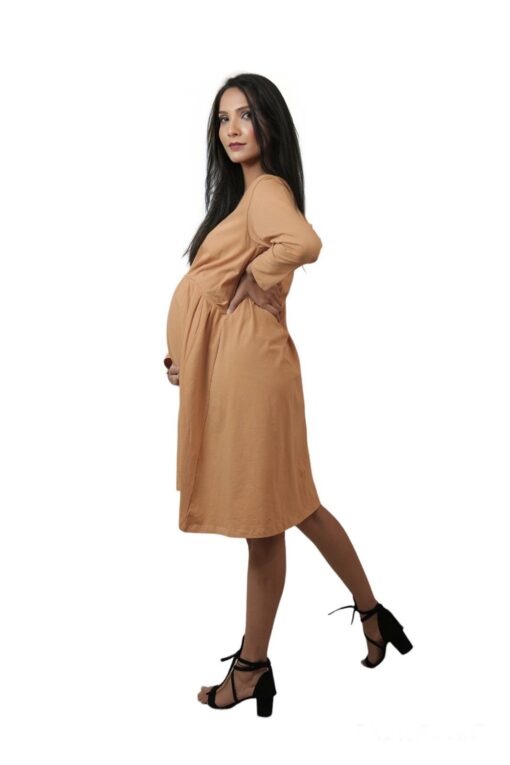 tummy-organic-cotton-flared-maternity-dresses-online