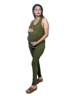 tummy-maternity-basic-active-wear-leggings-olive-green