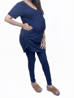 tummy-comfortable-maternity-set-2-pc-dark-blue