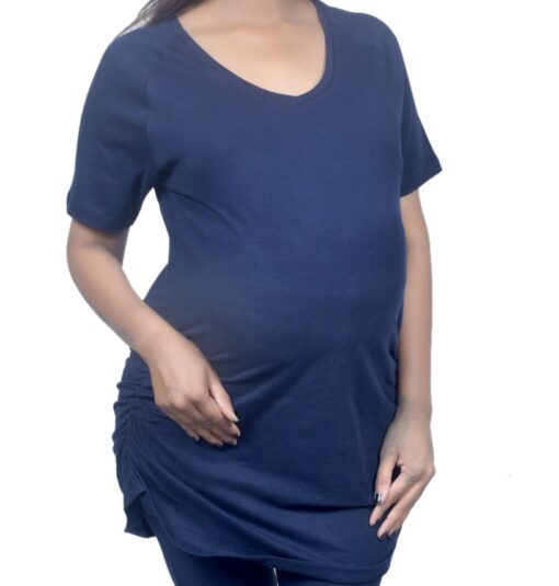 tummy-maternity-basic-t-shirts-dark-blue