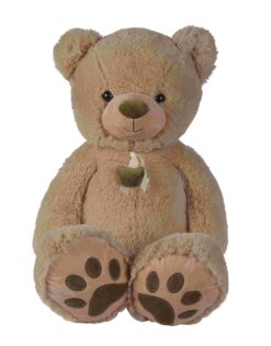 nicotoy-beige-ribbon-plush-bear-toy-85cm