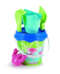 ecoiffier-beach-17-cm-flamingo-iml-bucket-with-accessories